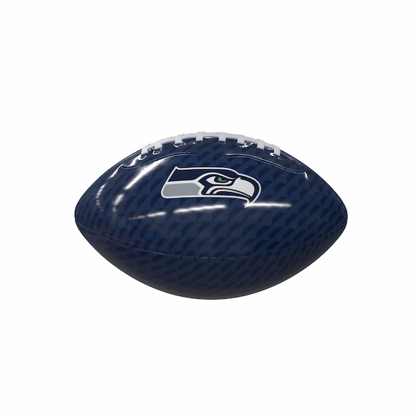 Logo Brands Seattle Seahawks Carbon Fiber Mini-Size Glossy Football 628-93MG-1 - main